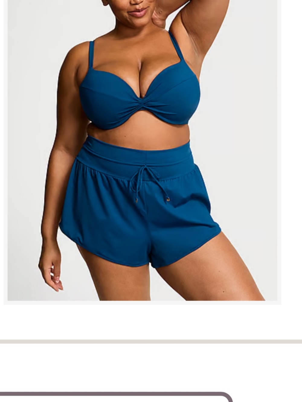 Victoria’s Secret bikini top and shorts. Not worn! Gorgeous Blue